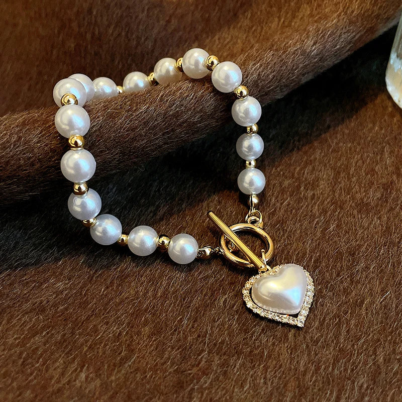 Elegant Baroque Pearl Bracelet