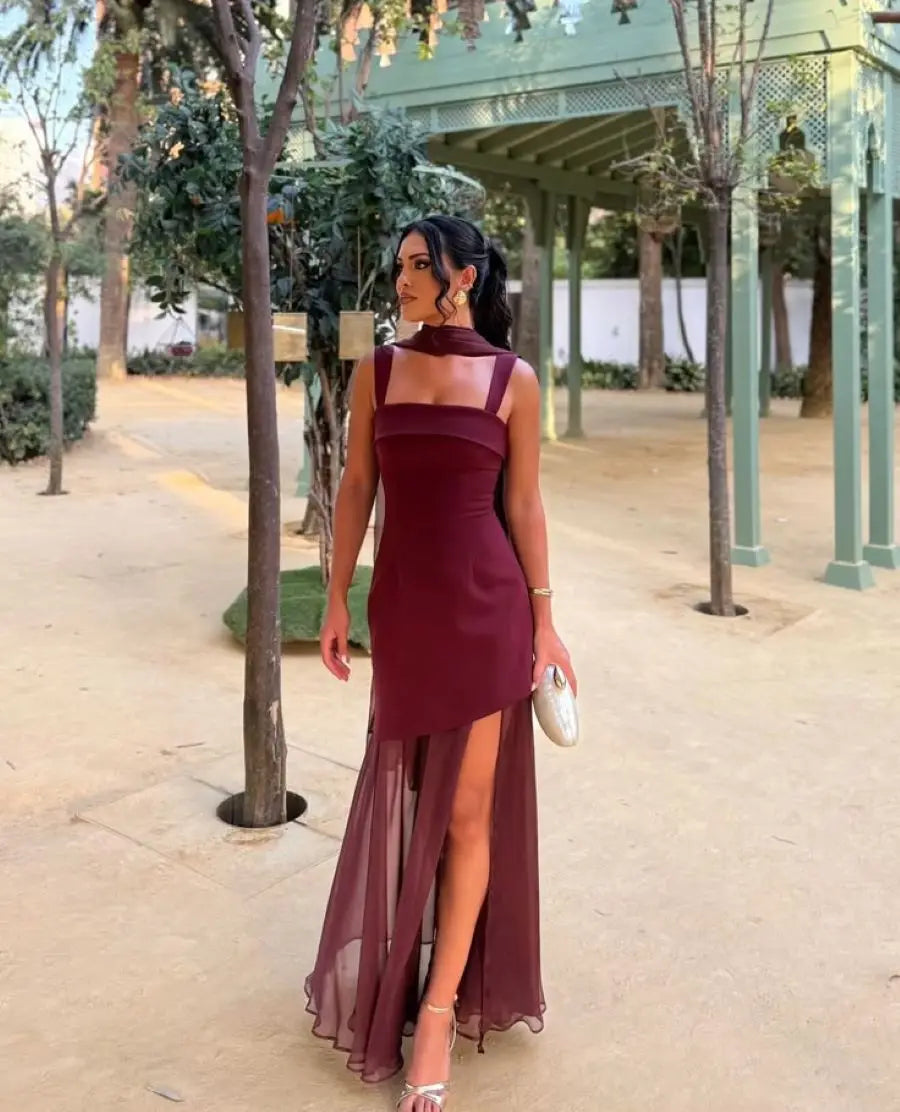 Elegant Corset Maxi Dress