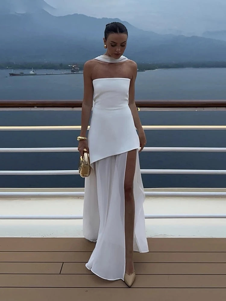 Elegant Corset Maxi Dress