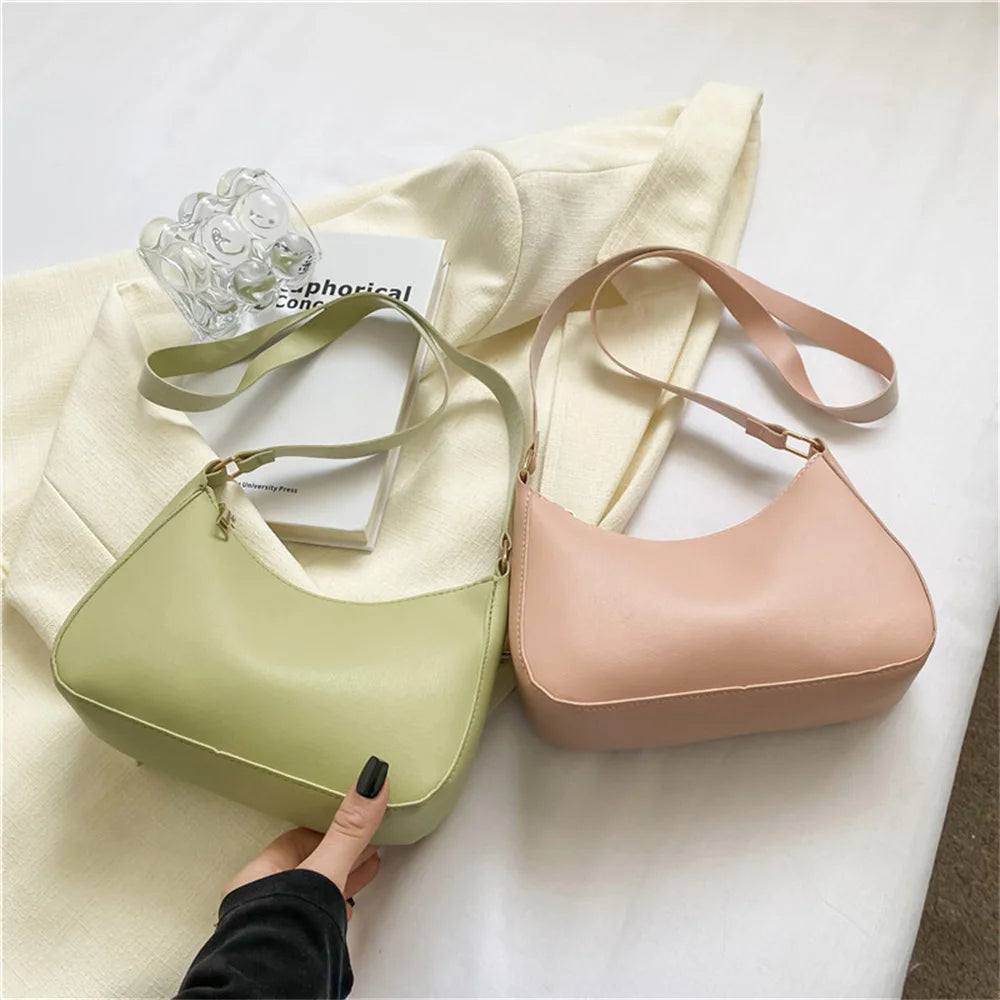 PU Leather Hobo Bag