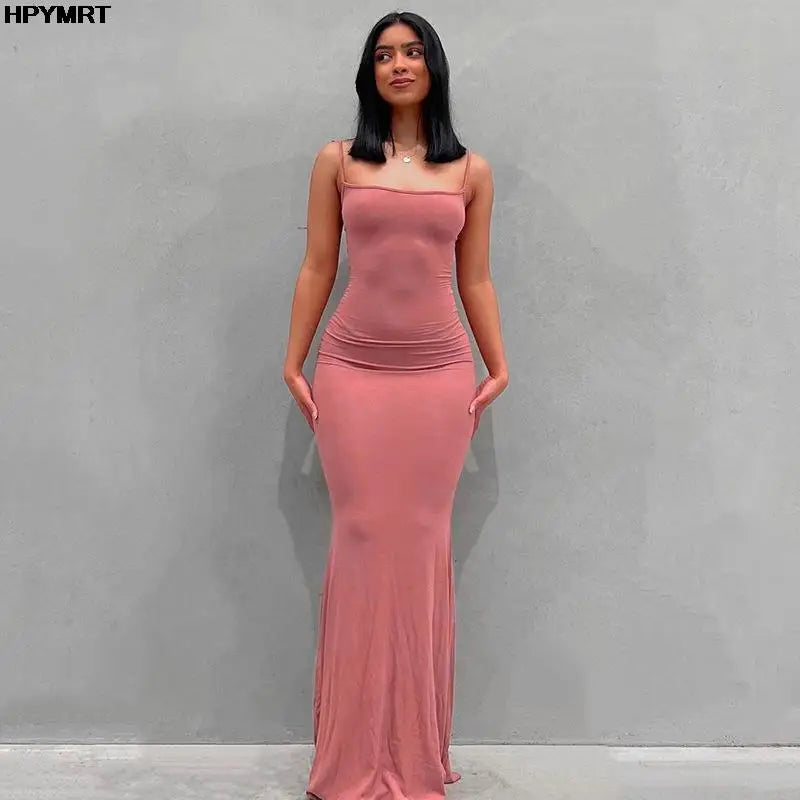 Elegant Satin Maxi Dress