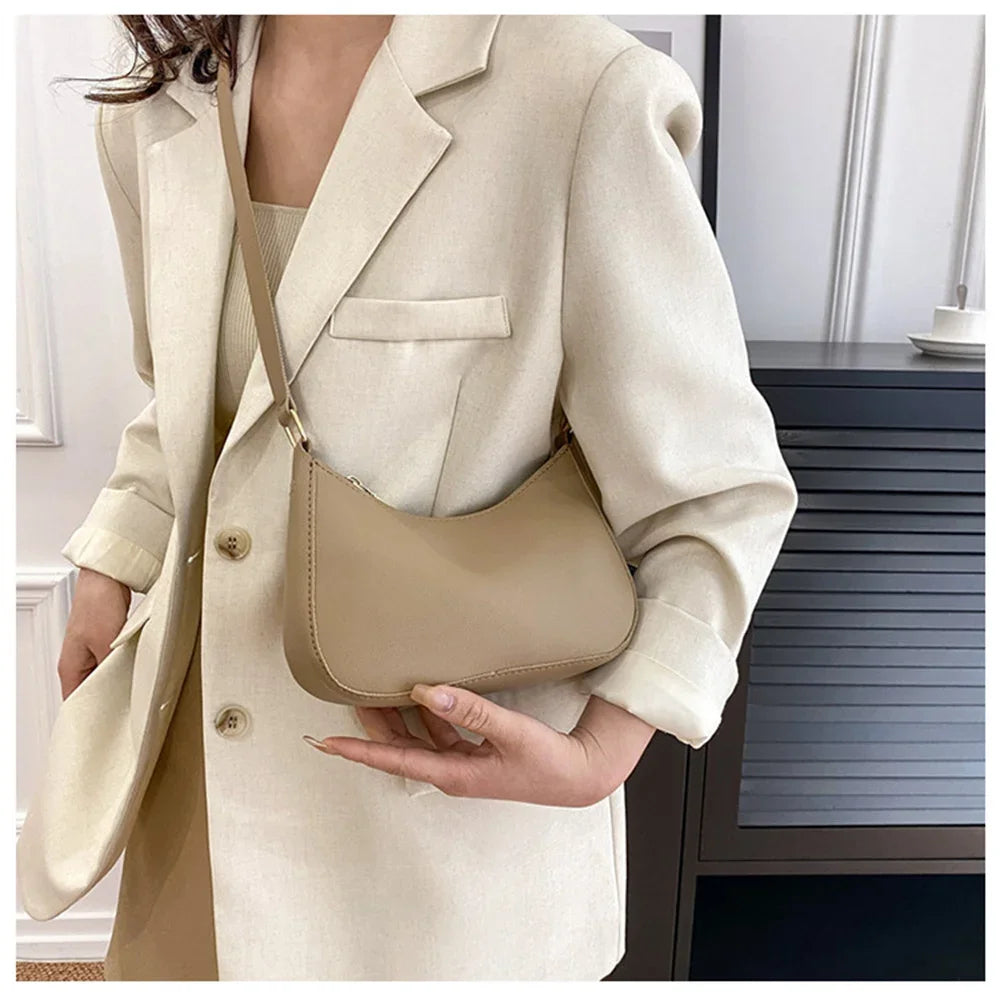 PU Leather Hobo Bag