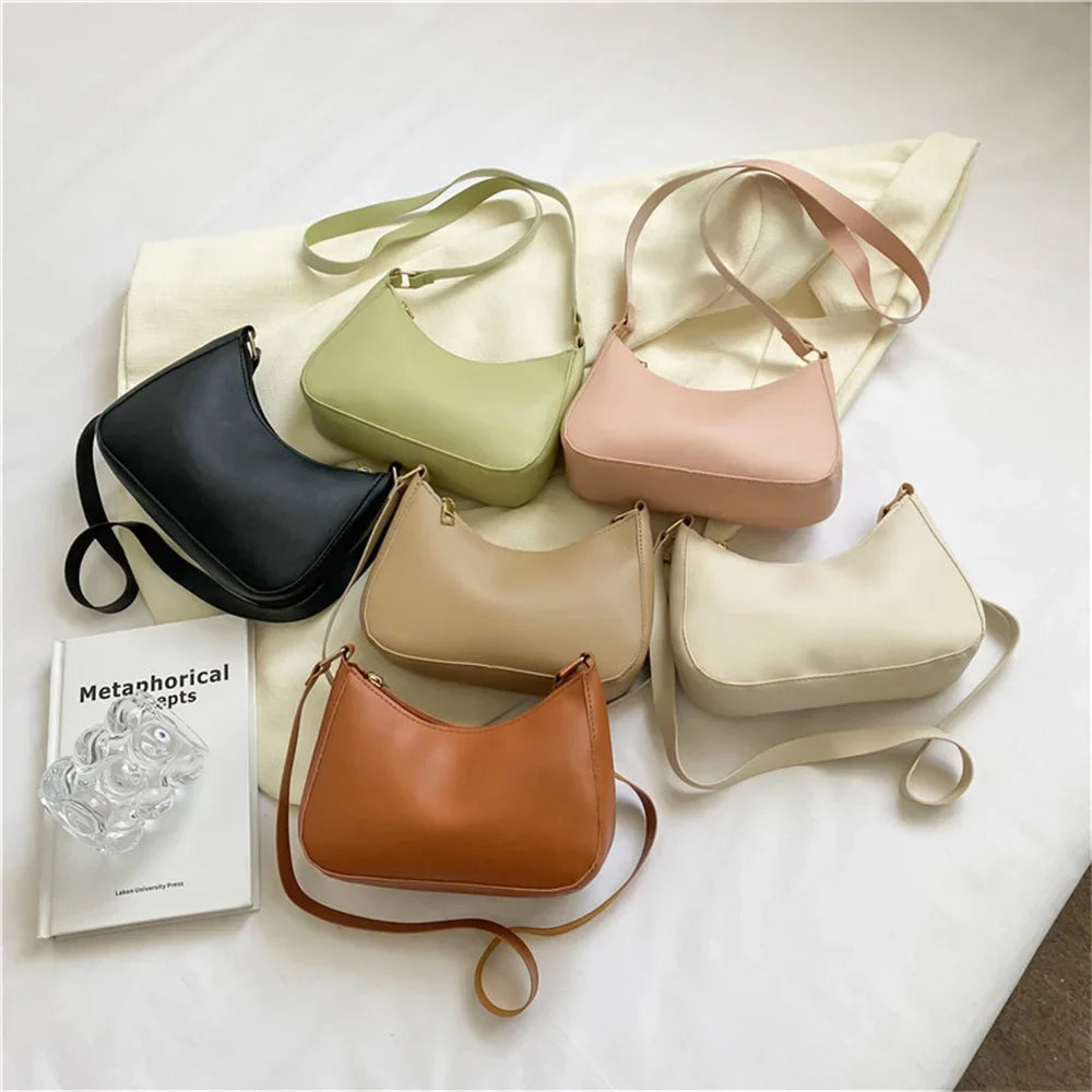 PU Leather Hobo Bag