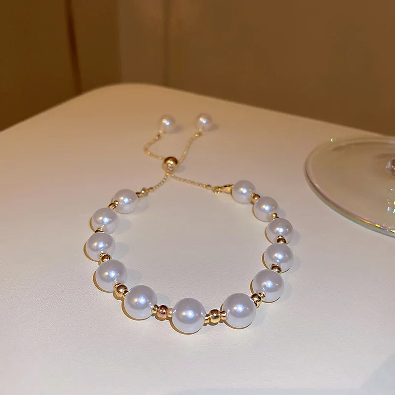 Elegant Baroque Pearl Bracelet