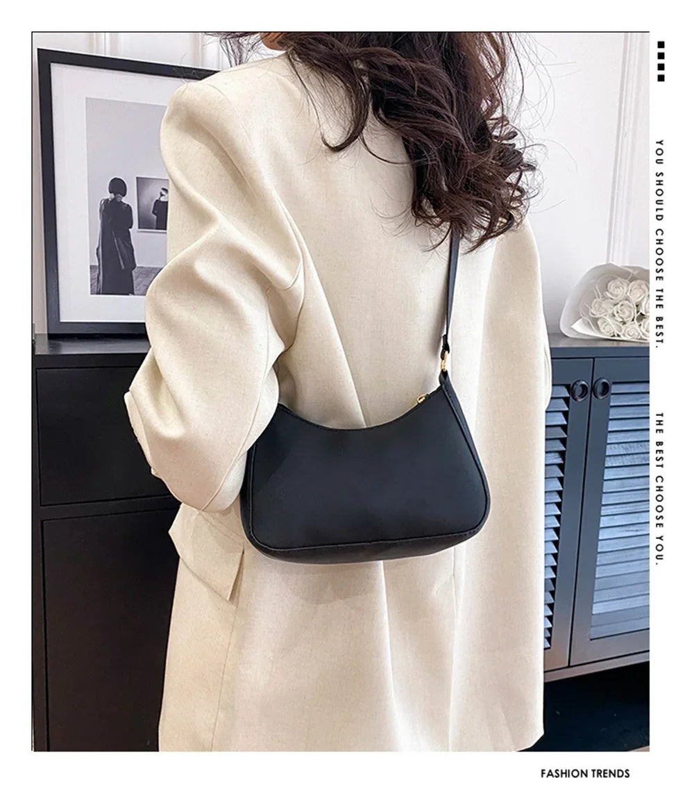 PU Leather Hobo Bag