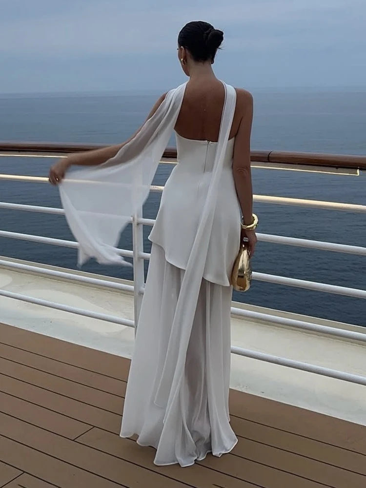 Elegant Corset Maxi Dress