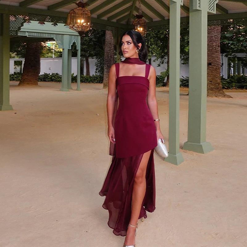 Elegant Corset Maxi Dress