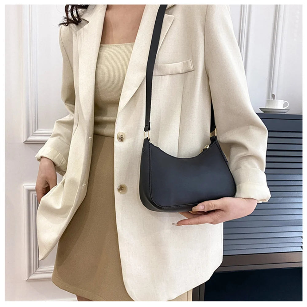 PU Leather Hobo Bag
