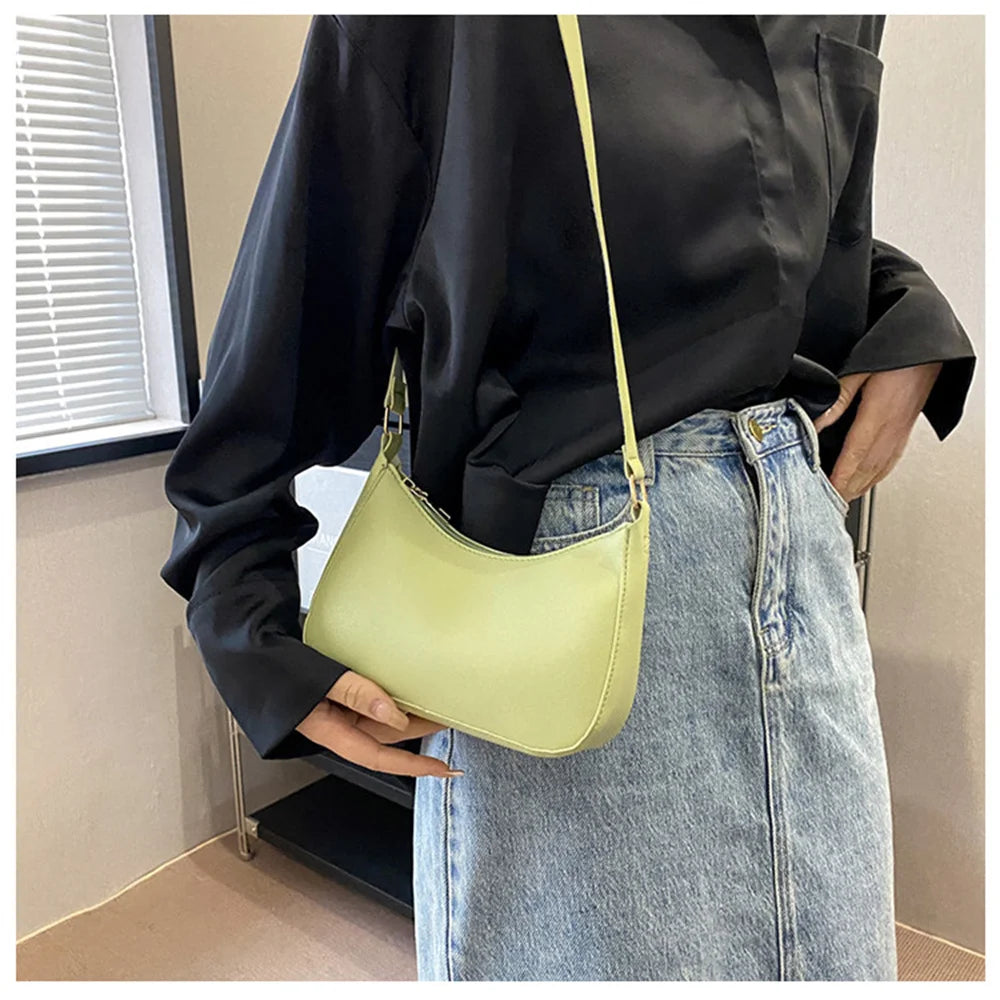 PU Leather Hobo Bag