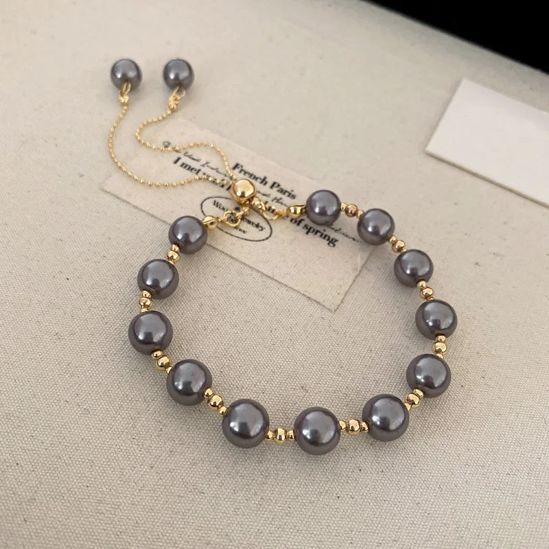 Elegant Baroque Pearl Bracelet