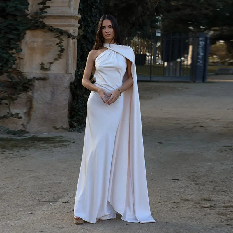 Elegant Satin Evening Dress