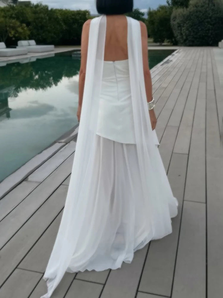 Elegant Corset Maxi Dress