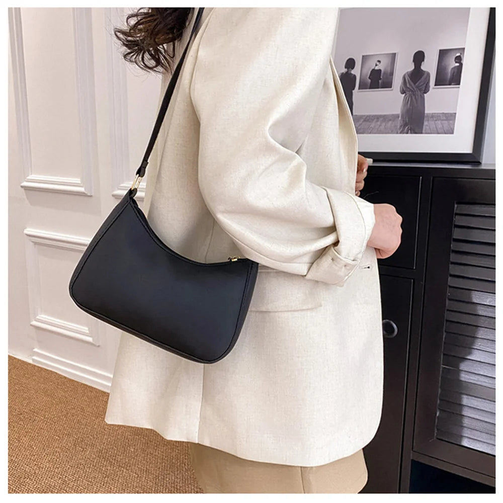 PU Leather Hobo Bag