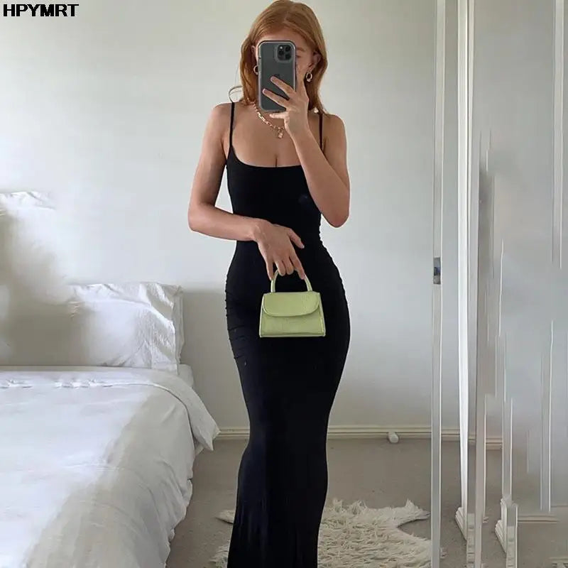 Elegant Satin Maxi Dress