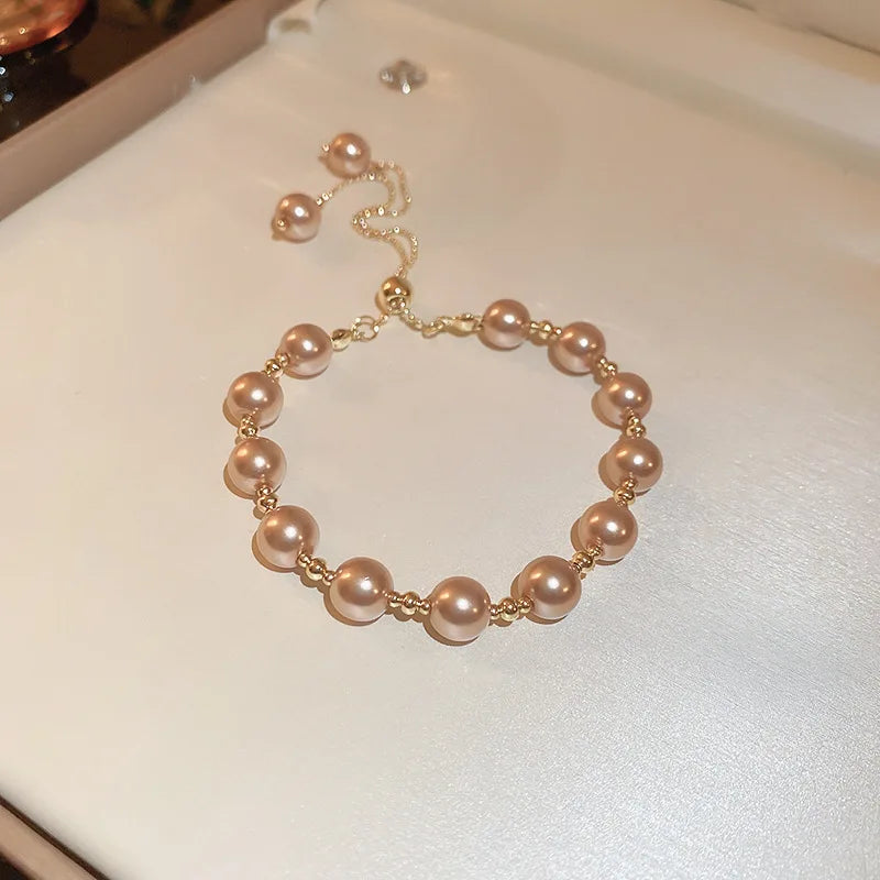 Elegant Baroque Pearl Bracelet