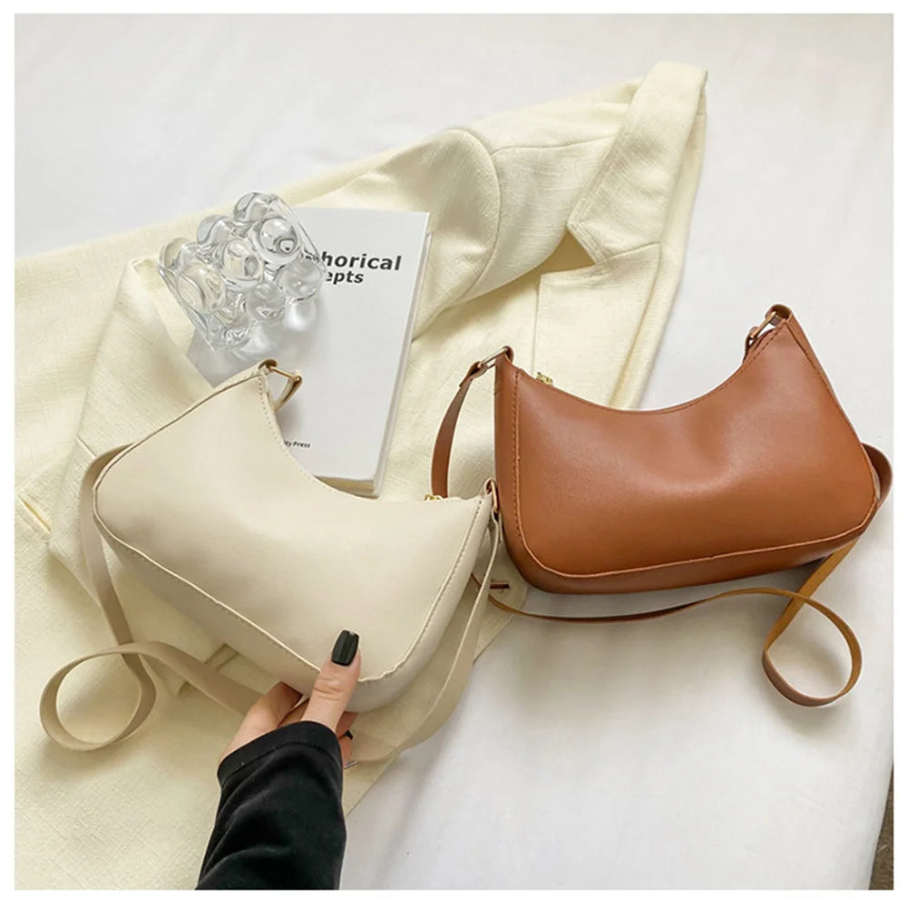 PU Leather Hobo Bag