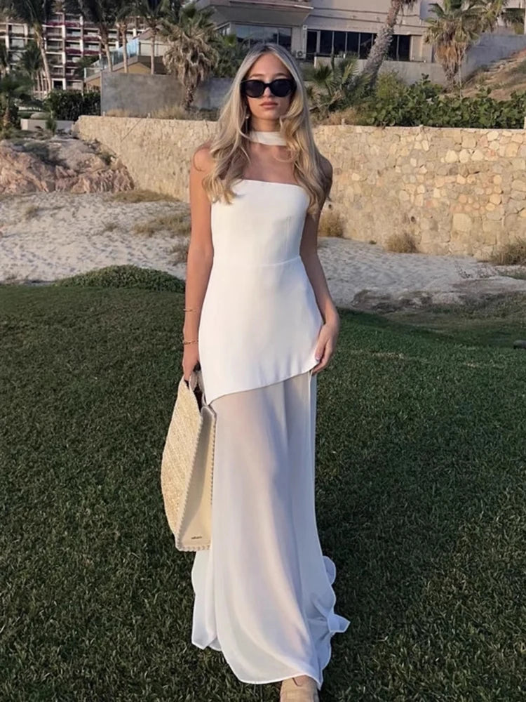 Elegant Corset Maxi Dress