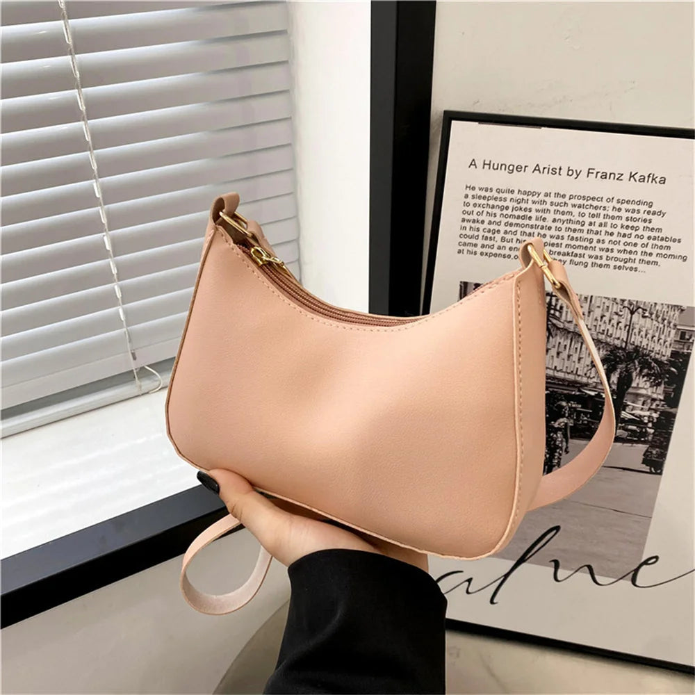 PU Leather Hobo Bag