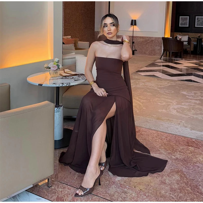 Elegant Corset Maxi Dress