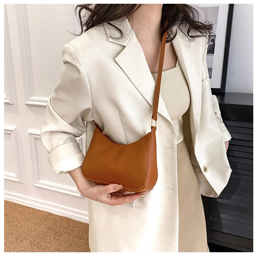 PU Leather Hobo Bag
