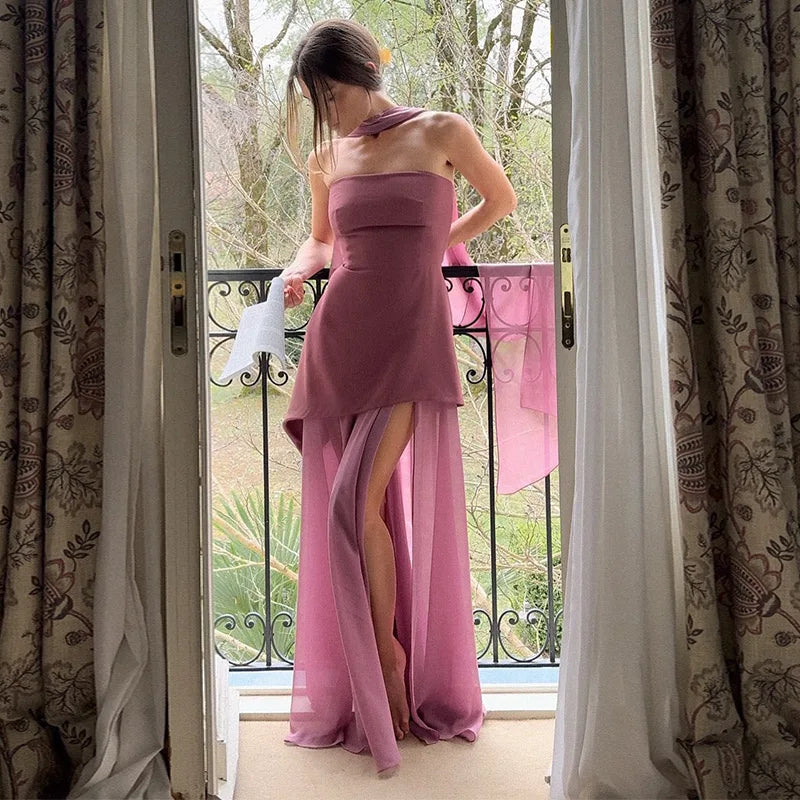 Elegant Corset Maxi Dress