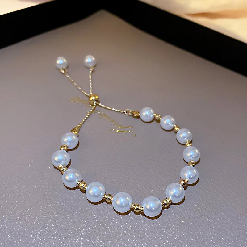 Elegant Baroque Pearl Bracelet