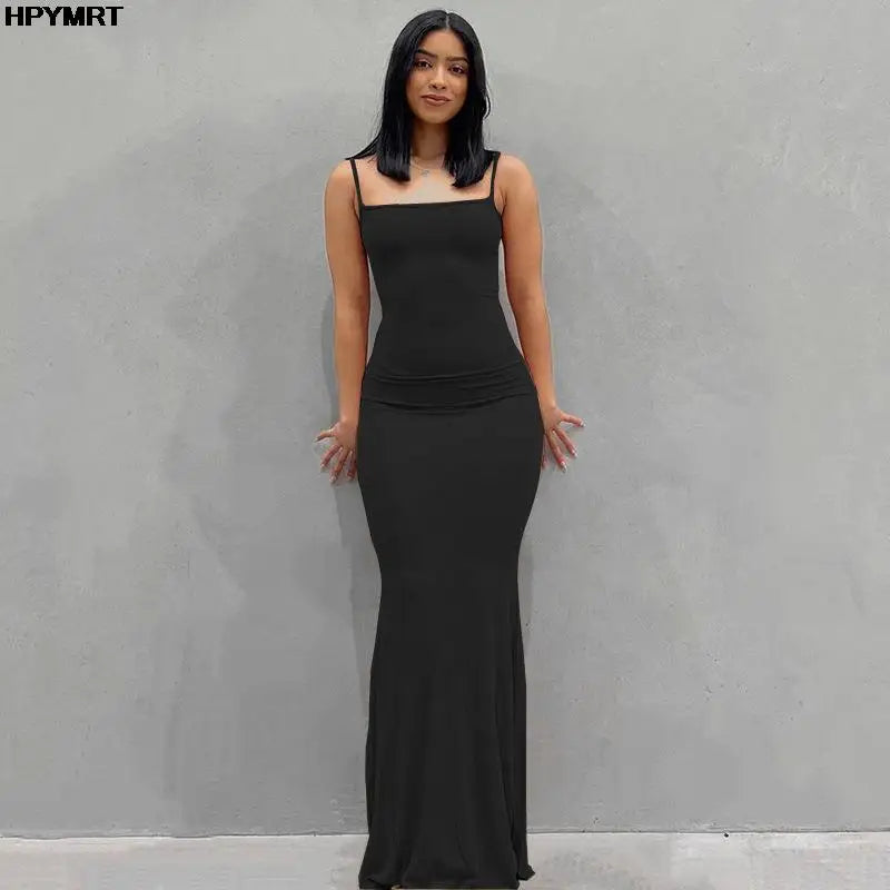 Elegant Satin Maxi Dress